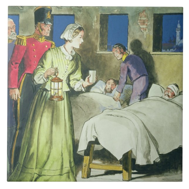 Florence Nightingale (1820-1910) 'das (Frente)