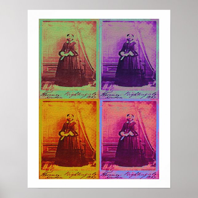 Florence Nightingale Colors Poster (Frente)