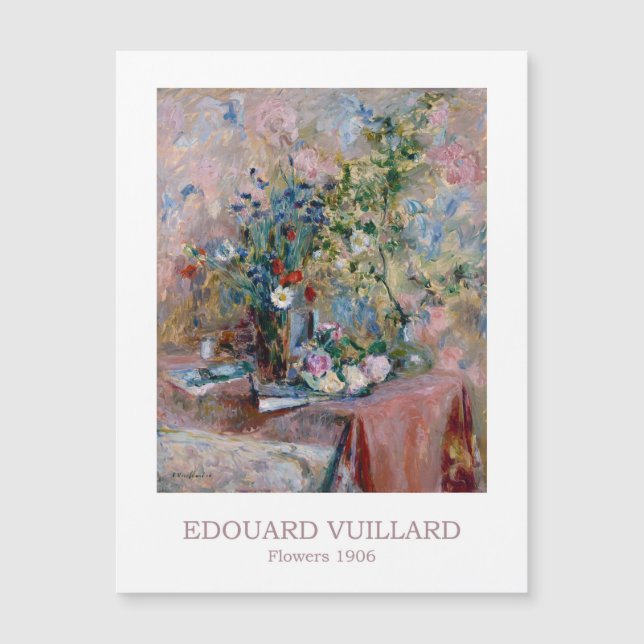 Flores 1906 por Edouard Vuillard (Frente)