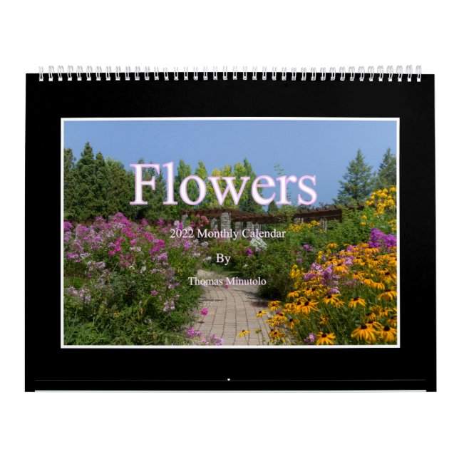 Flores 2022 Calendário Mensal De Tom Minutolo (Capa)