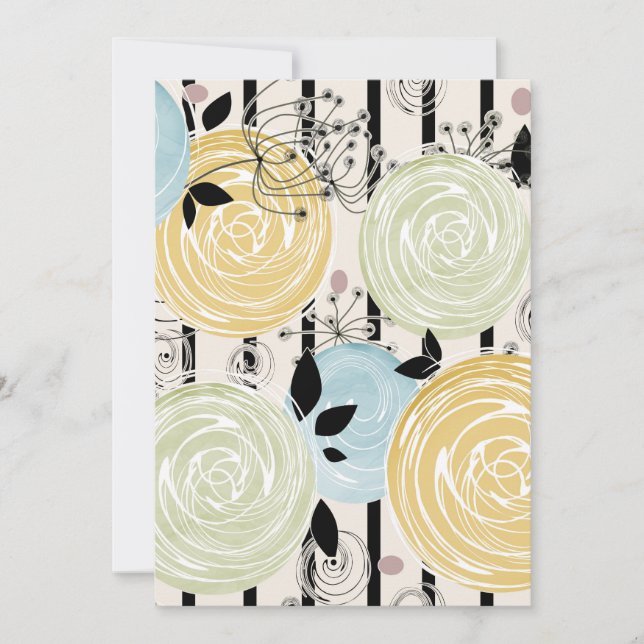 Flores abstrato (Frente)