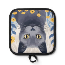 Flores Amarelas do Gato Azul Russo