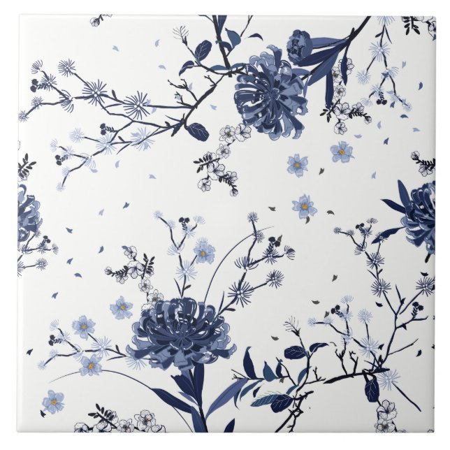 Flores azuis (Frente)