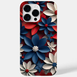 FLORES AZUIS BRANCOS VERMELHOS PATRIÓTICOS AMERICA