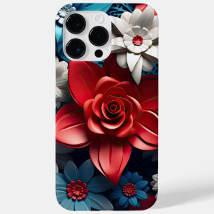 FLORES AZUIS BRANCOS VERMELHOS PATRIÓTICOS AMERICA