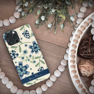 "Flores Azuis" capas de iphone de Inspirividade