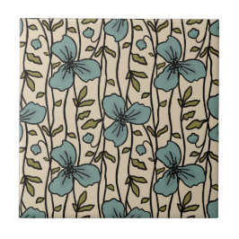 Flores Azuis De Teal Vertical Delight, Que Vazam