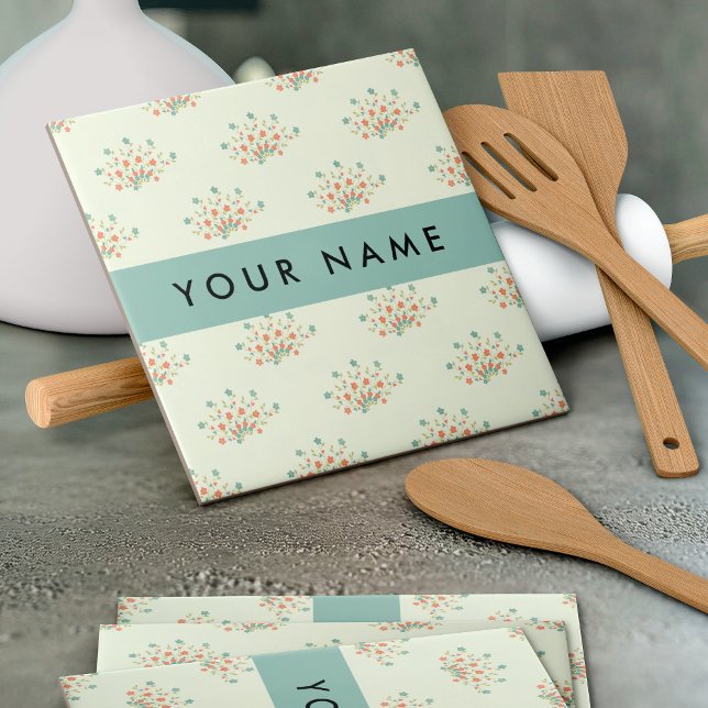 Flores Azuis e Vermelhas, Azul, Seu Nome (Criador carregado)