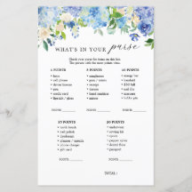 Flores Azuis Hidrangea O que há na sua bolsa