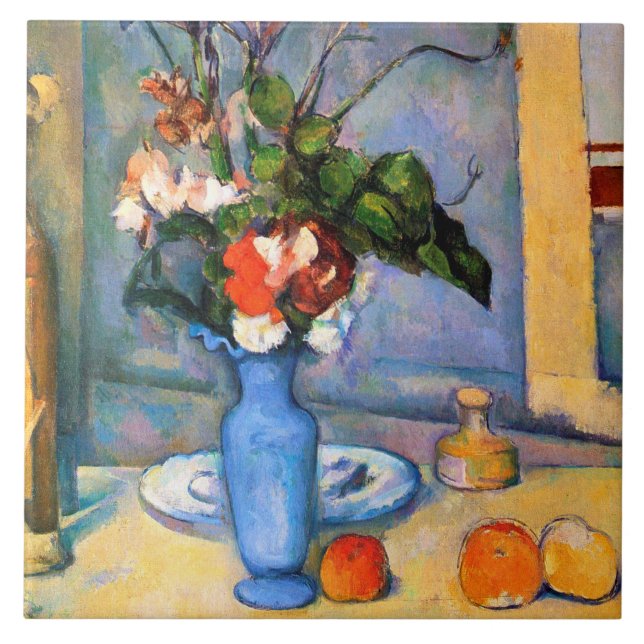 Flores Azuis, Paul Cezanne (Frente)