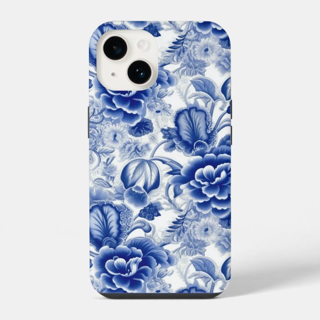 Flores Azul Índigo (Verso)