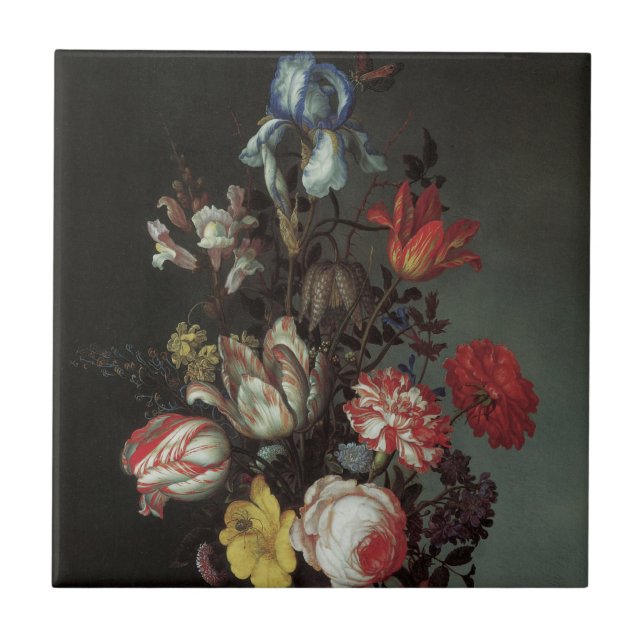 Flores Barrocas Antigas por Balthasar van der Ast (Frente)