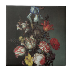 Flores Barroco Antigo por Balthasar van der Ast