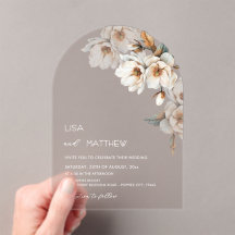 Flores Bege de Terracota Casamento Casual