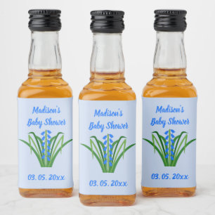 Flores Bluebell Menino Bebê Primavera Chá de Bebê