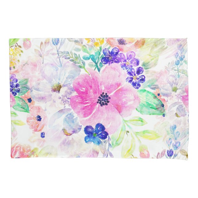 Flores bonito Boho Floral Watercolor Design (Frente)