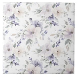 Flores bonito de Lavanda de marfim roxa