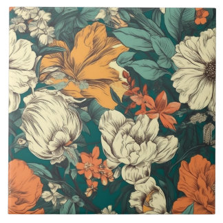 Flores bonito laranja, amarela e verde