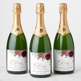 Flores Borgonhetas, Flores Vermelhas, Boho, Chá de