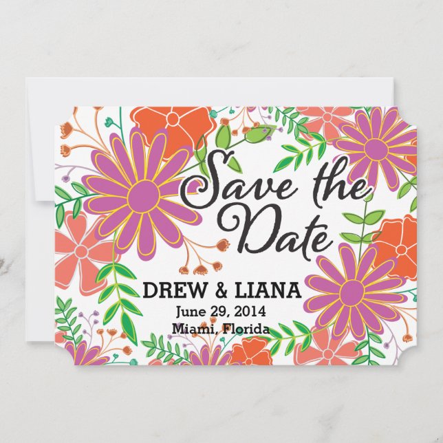 flores botânicas do jardim (Frente)