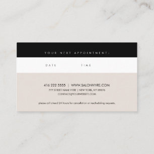 Flores Botânicas Stripes Cartão de Nomeação de Sal