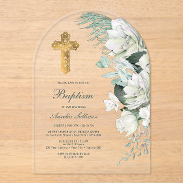 Flores Brancas - Arco Verde - Batismo