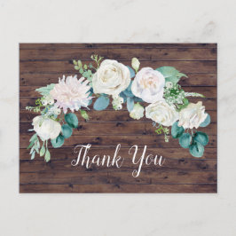 Flores Brancas Clássicas | Cartão postal Russo Obr