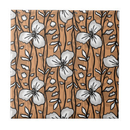 Flores Brancas de Delícia de Jardim Verticais Bloq