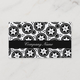 Flores brancas e pretas, Cartão de visita