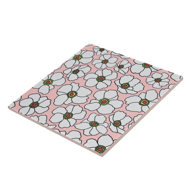 Flores Brancas e Rosas Mod  (Lateral)