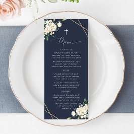 Flores Brancas, Flores Creme, Boho, Menu de Batism