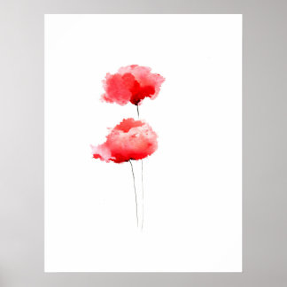 Flores brancas poster
