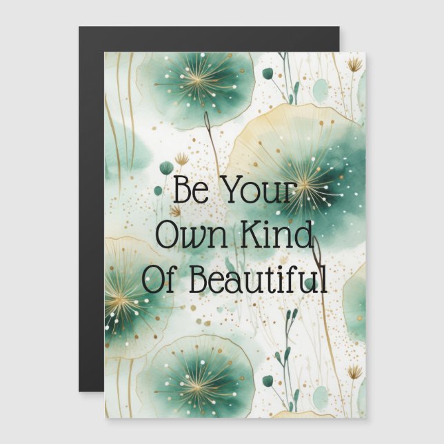 Flores brancas verdes (Frente/Verso)