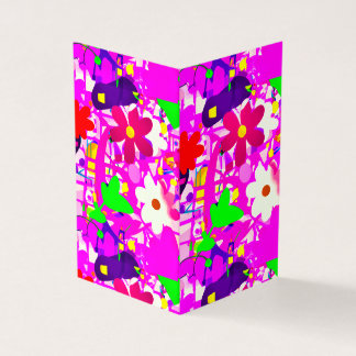 Flores brilhantes de pop art