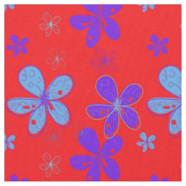 Flores Brilhantes - Tecidos - Serenidade - Algodão (Detalhe)