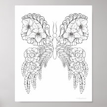 Flores Butantan nº 1 Poster de cor