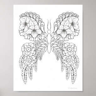 Flores Butantan nº 1 Poster de cor