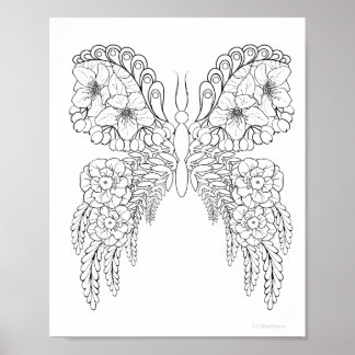 Flores Butantan nº 1 Poster de cor