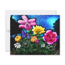 Flores Caprichosas Papel de Scrapbook de Jacinto d