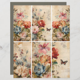 Flores Colagem Vintage 2b