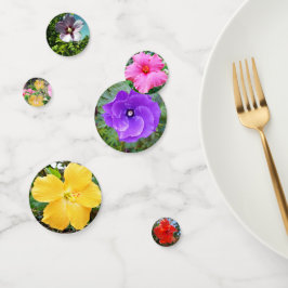 Flores Coloridas De Hibisco,