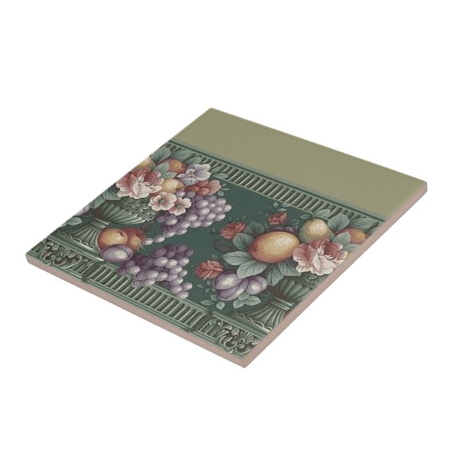 Flores com Azulejo projetada para Fruta (Lateral)