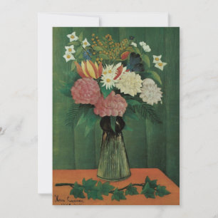 Flores com Hera por Henri Rousseau, Floral Vintage