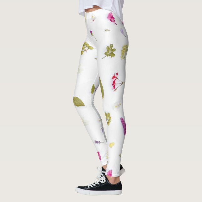 Flores com leggings impressas (Esquerda)