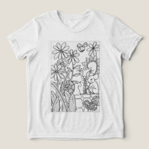 Flores com rato e caracol