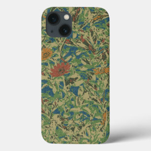 Flores contra o teste padrão da camuflagem da