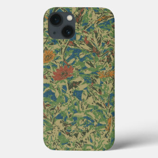 Flores contra o teste padrão da camuflagem da