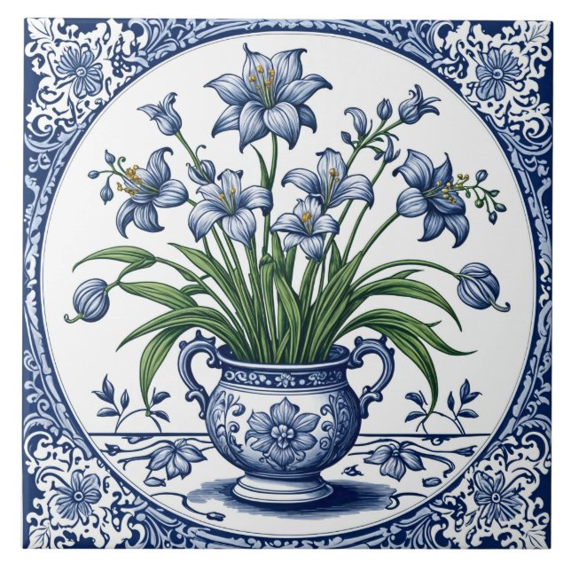 Flores cor azul (Frente)