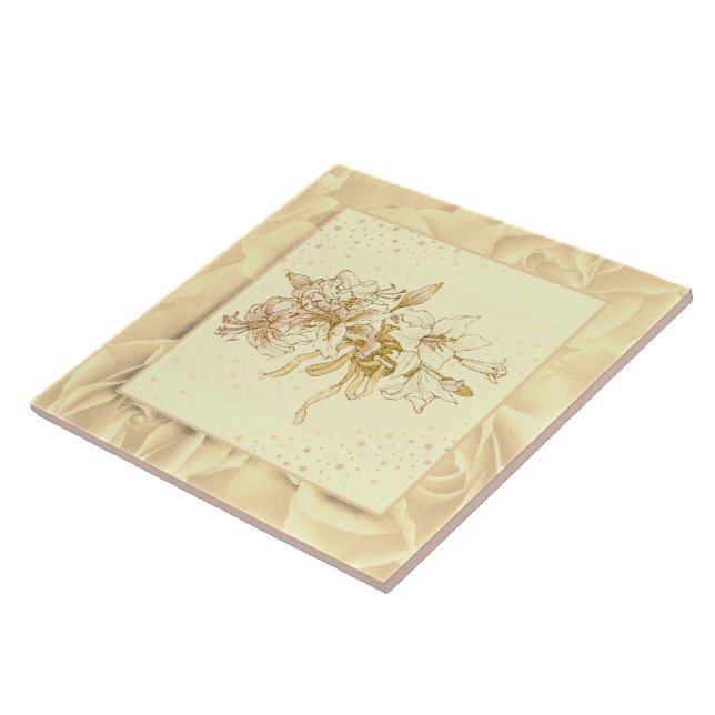 Flores cor-de-rosa e amarelas emborrachadas (Lateral)