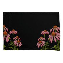 flores cor-de-rosa sobre fundo preto